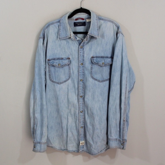 mens vintage denim shirt